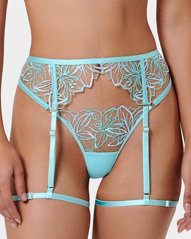 Lilly Oberschenkel-Harness Insel-Paradies-Blau/Eiswasser-Blau/Transparent